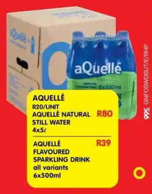Shoprite AQUELLÉ Natural Still Water offer