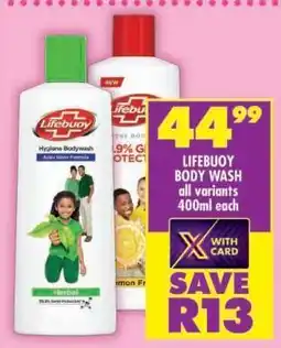 Shoprite LIFEBUOY Body Wash offer