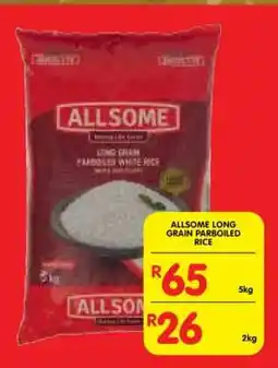 Shoprite ALLSOME LONG GRAIN PARBOILED RICE offer