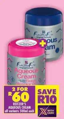 Shoprite Reitzer's Aqueous Cream offer