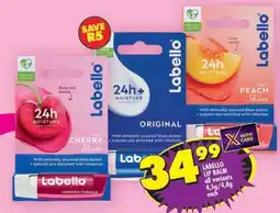 Shoprite LABELLO LIP BALM all variants 4,5g/4,8g offer
