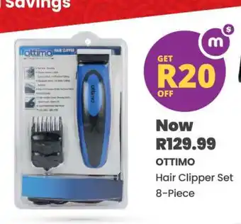 Shoprite OTTIMO Hair Clipper Set 8-Piece offer