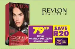 Shoprite REVLON COLORSILK HAIR COLOUR offer
