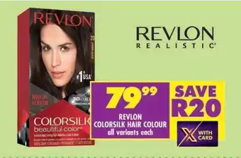 Shoprite REVLON COLORSILK HAIR COLOUR offer