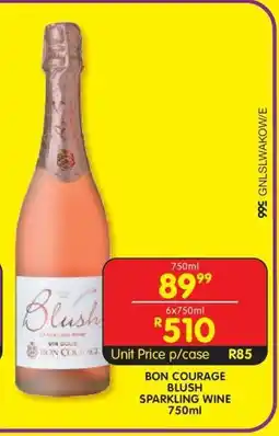 Shoprite BON COURAGE BLUSH SPARKLING WINE 750ml offer