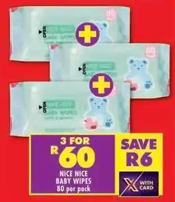 Shoprite NICE NICE BABY WIPES offer