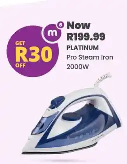 Shoprite PLATINUM Pro Steam Iron 2000W offer