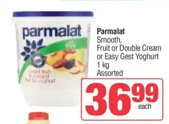 Spar Parmalat Yoghurt offer