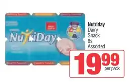 Spar Nutriday Dairy Snack 6s Assorted offer