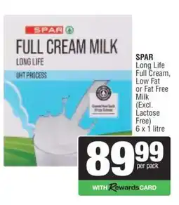 Spar SPAR Full Cream Milk offer
