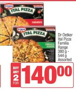 Spar Dr Oetker Ital Pizza Familia Range offer
