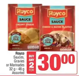 Spar ROYCO Sauces, Gravies or Marinades offer