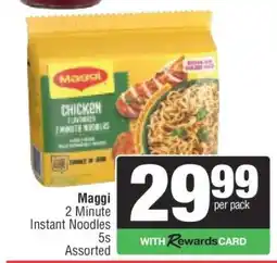 Spar MAGGI 2 MINUTE INSTANT NOODLES offer