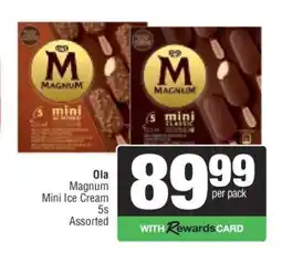 Spar Ola Magnum Mini Ice Cream 5s Assorted offer