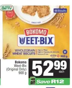 Spar Bokomo Weet-Bix Original Only 900 g offer