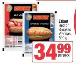 Spar Eskort Red or Smoked Viennas offer