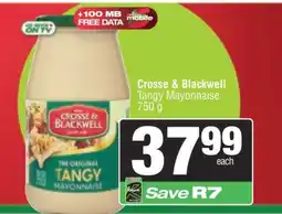 Spar CROSSE & BLACKWELL TANGY MAYONNAISE offer
