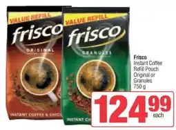 Spar Frisco Instant Coffee Refill Pouch offer