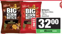 Spar Willard's Big Korn Bites offer