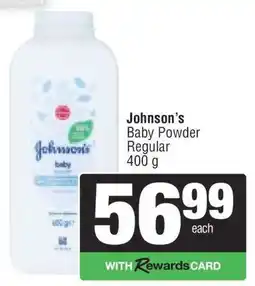 Spar Johnson’s Baby Powder Regular offer
