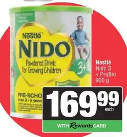 Spar Nestlé Nido 3+ Probio 900 g offer