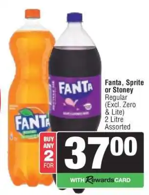 Spar Fanta Sprite or Stoney offer