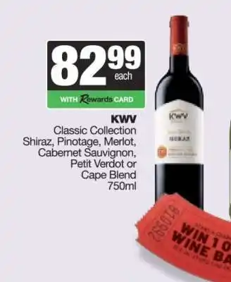 Spar KWV Classic Collection offer