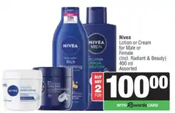 Spar Nivea offer