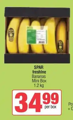 Spar SPAR freshline Bananas Mini Box offer