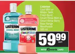 Spar LISTERINE MOUTHWASH offer