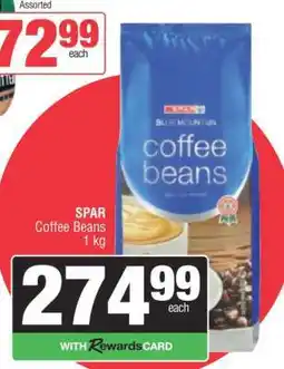 Spar SPAR Coffee Beans 1 kg offer
