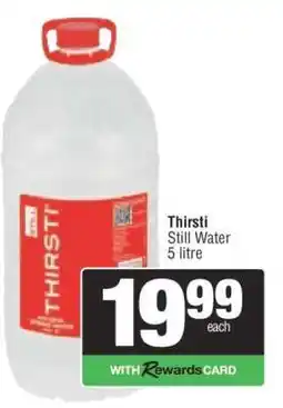Spar Thirsti Still Water offer