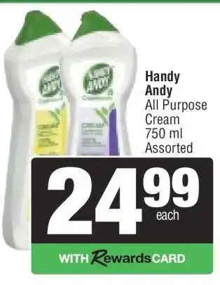 Spar Handy Andy All Purpose Cream offer