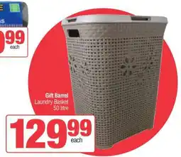 Spar Gift Barrel Laundry Basket offer
