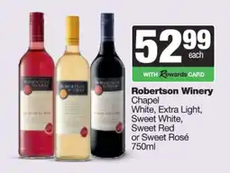 Spar ROBERTSON WINERY offer