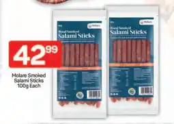 Pick n Pay Molare Smoked Salami Sticks 100g Each offer