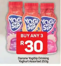 Pick n Pay Danone Yogisip Drinking Yoghurt Assorted 250g offer