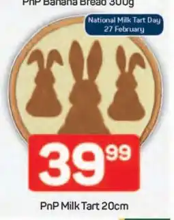 Pick n Pay PnP Milk Tart 20cm offer