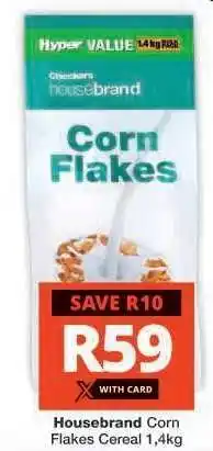 Checkers Housebrand Corn Flakes Cereal 1.4kg offer