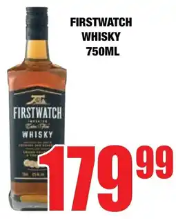 Boxer Liquors Firstwatch whisky offer