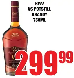 Boxer Liquors Kwv vs potstill brandy offer