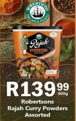 Take 'n Pay Robertsons Rajah Curry Powders Assorted offer