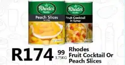 Take 'n Pay Rhodes Fruit Cocktail Or Peach Slices offer