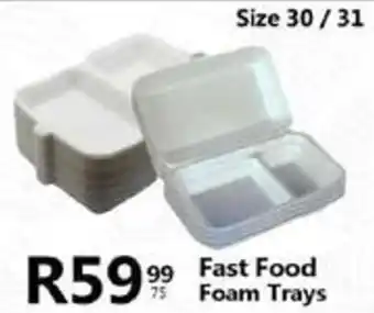Take 'n Pay Fast Food Foam Trays offer