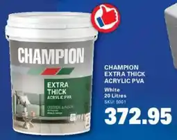 Cashbuild Champion extra thick acrylic pva offer