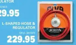 Cashbuild Alva L-shaped hose & regulator offer
