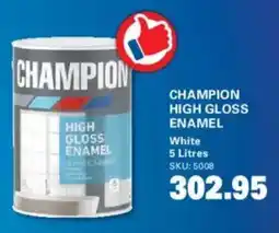 Cashbuild Champion high gloss enamel white offer