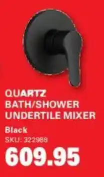 Cashbuild Quartz bath/ shower undertile mixer black offer