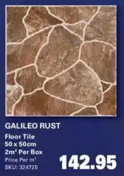 Cashbuild Galileo Rust Floor Tile offer