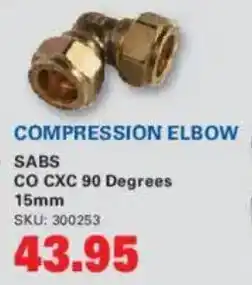 Cashbuild Compression Elbow Sabs offer